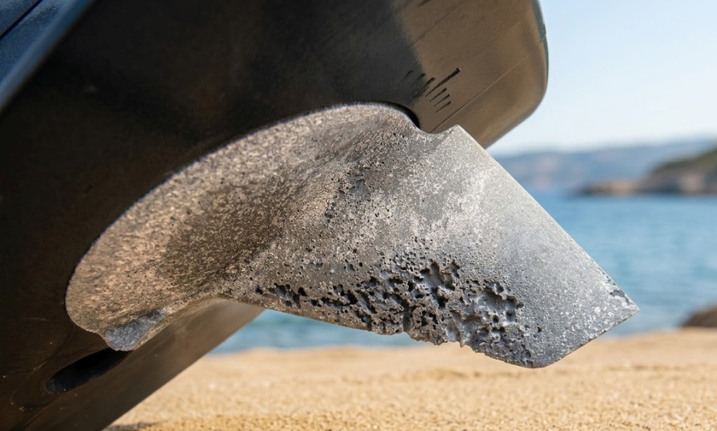 анод для лодочного мотора разрушается и защищает технику