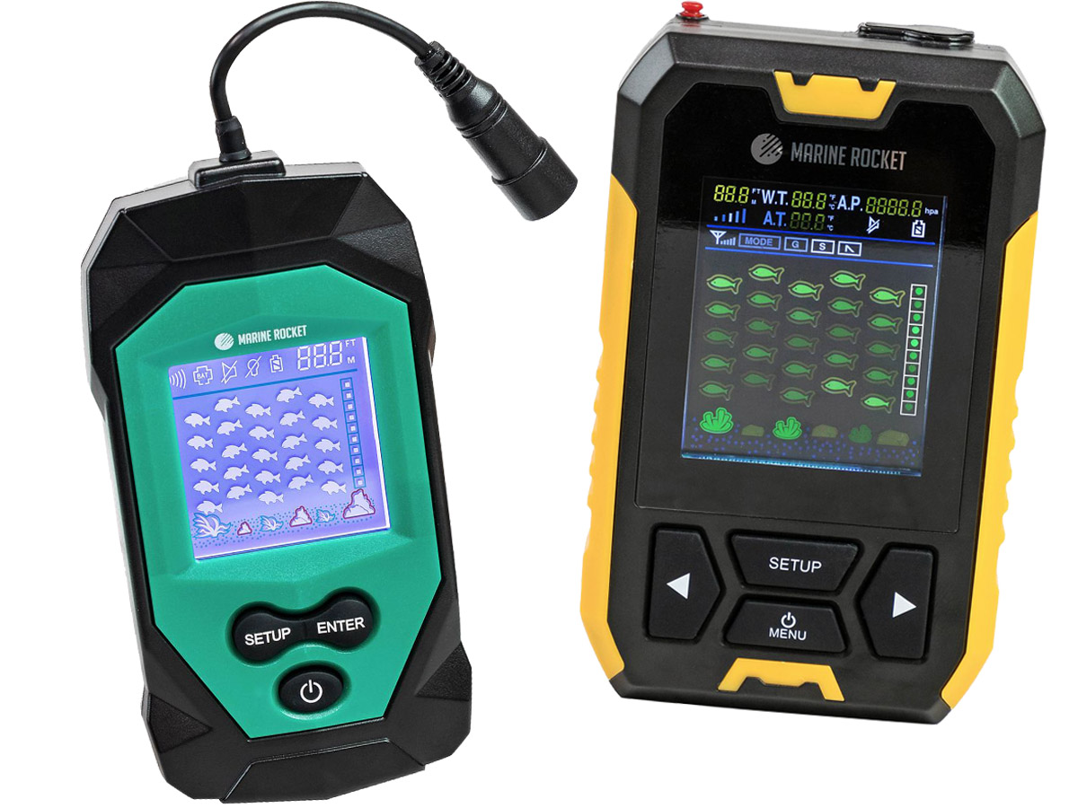 Компактные эхолоты Marine Rocket