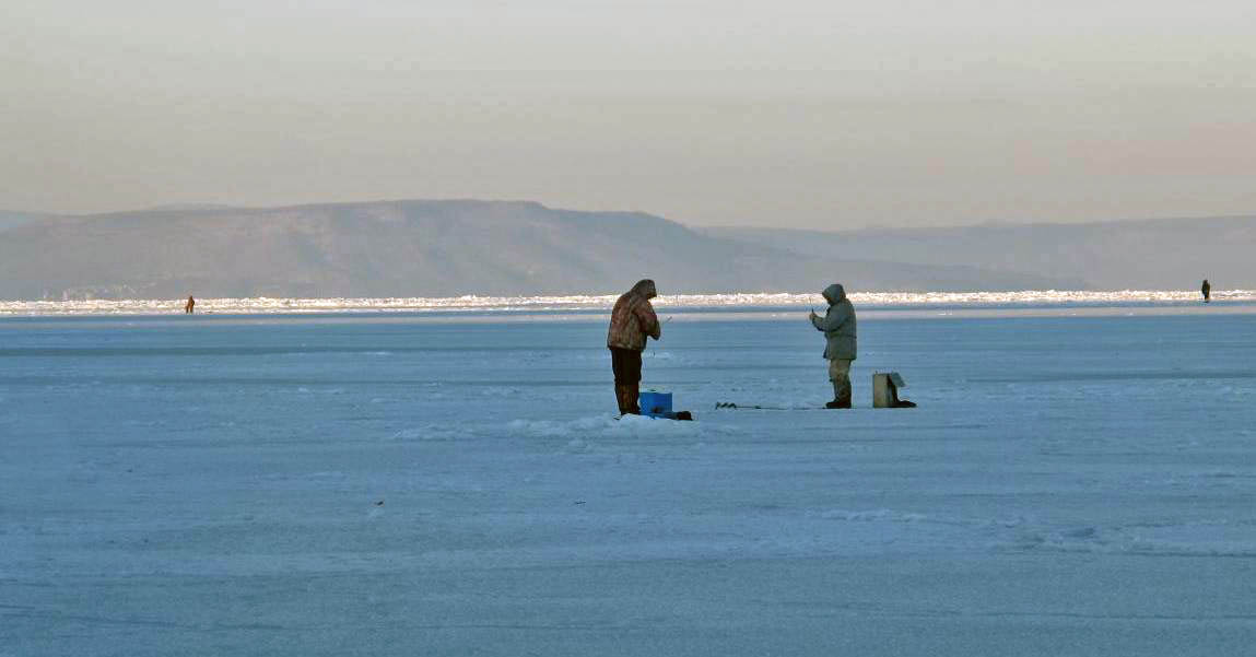 Владивостокские рыбаки в январе 2020