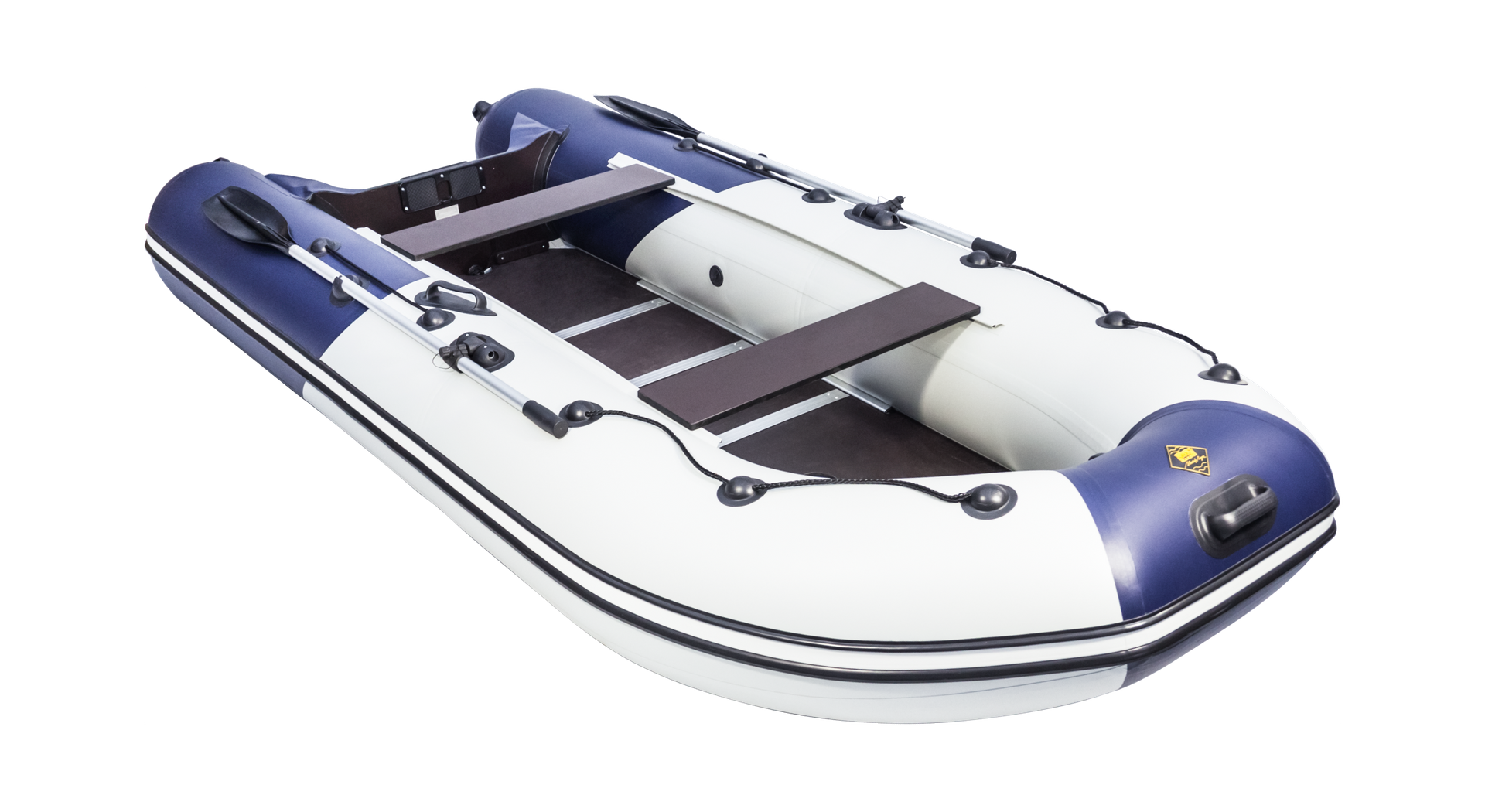 Надувная лодка ПВХ, Ривьера Компакт 3600 СК Комби, светло-серый/синий 4603725300798, размер 855х195 - фото 3