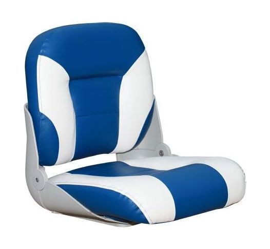 Кресло типа «Sport low back», белое с синим more-10253852