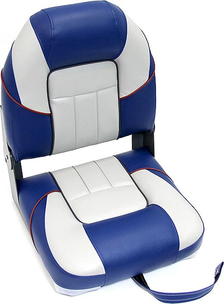 Сиденье мягкое складное premium centurion boat seat, бело-синее 75129GB сиденье туристическое складное 38 х 27 х 0 8 см