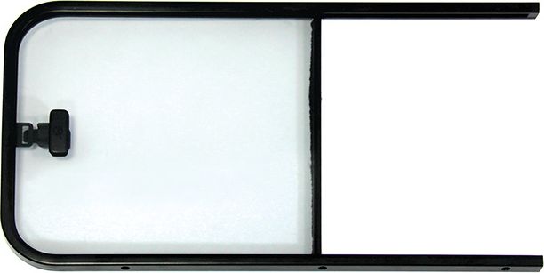 Форточка накладная со сдвижным стеклом, левая 607x334 030910T, размер 343x300 - фото 4