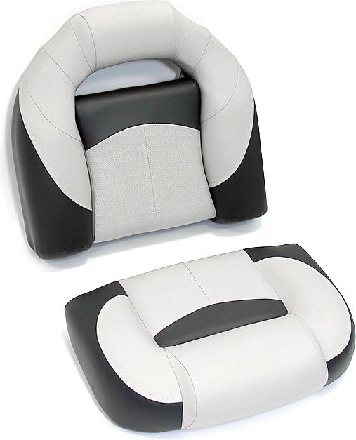 Сиденье мягкое Bass Boat Seat, серый/черный 75132GCC кресло подвесное greengard комо до 120 кг серый с опорой