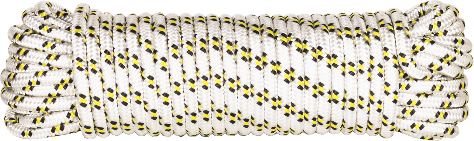 Шнур полипропиленовый плетеный d 10 мм, L 20 м SHND10L20 плетеный полипропиленовый шнур эбис