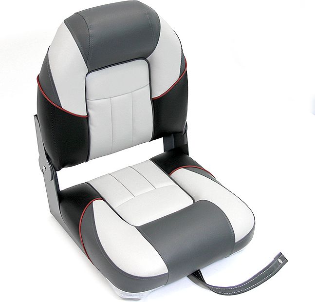 Сиденье мягкое складное Premium Centurion Boat Seat, серо-черное 75129GC сиденье premium captain s bucket с откидным валиком 75177wb