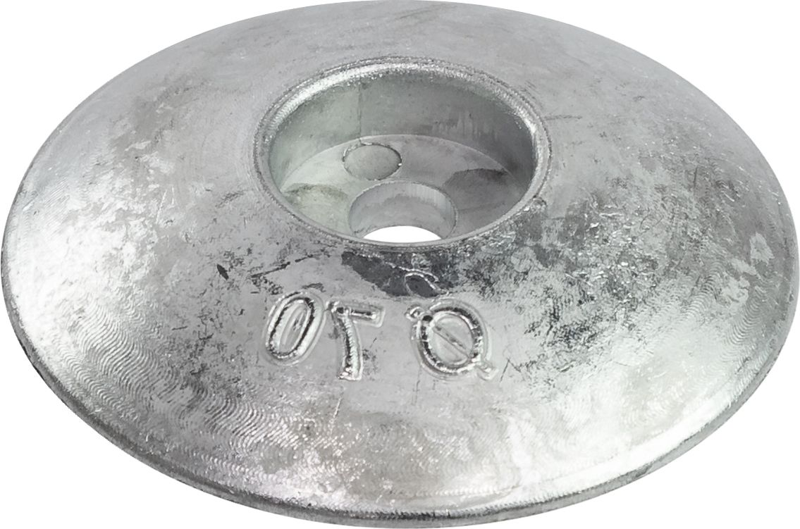 Анод цинковый для транцевых плит, D70 мм UFO70