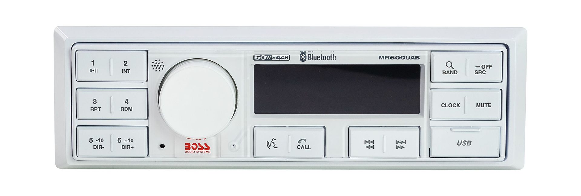 Морская магнитола 1DIN BOSS MR500UAB MR500UAB 1din радио плеер с автоматическим выдвижным сенсорным экраном mp5 плеер