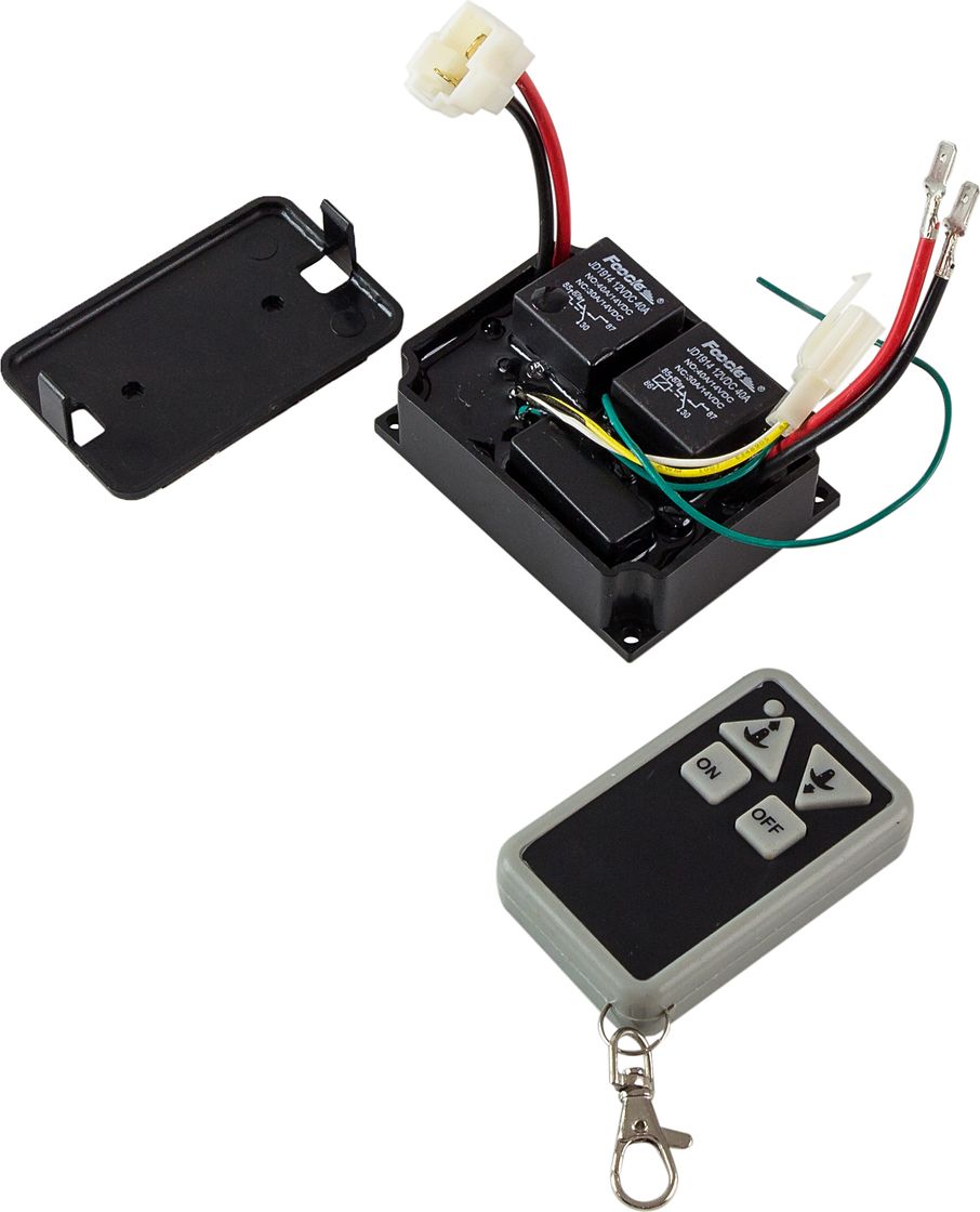 Блок управления лебедкой autoTRAC с пультом WIRO1REMCN приемное устройство в монтажную коробку для беспроводного управления нагрузкой tdm