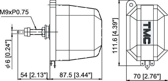 Электропривод стеклоочистителя 12 В 1013012, размер 87.5х111 - фото 3