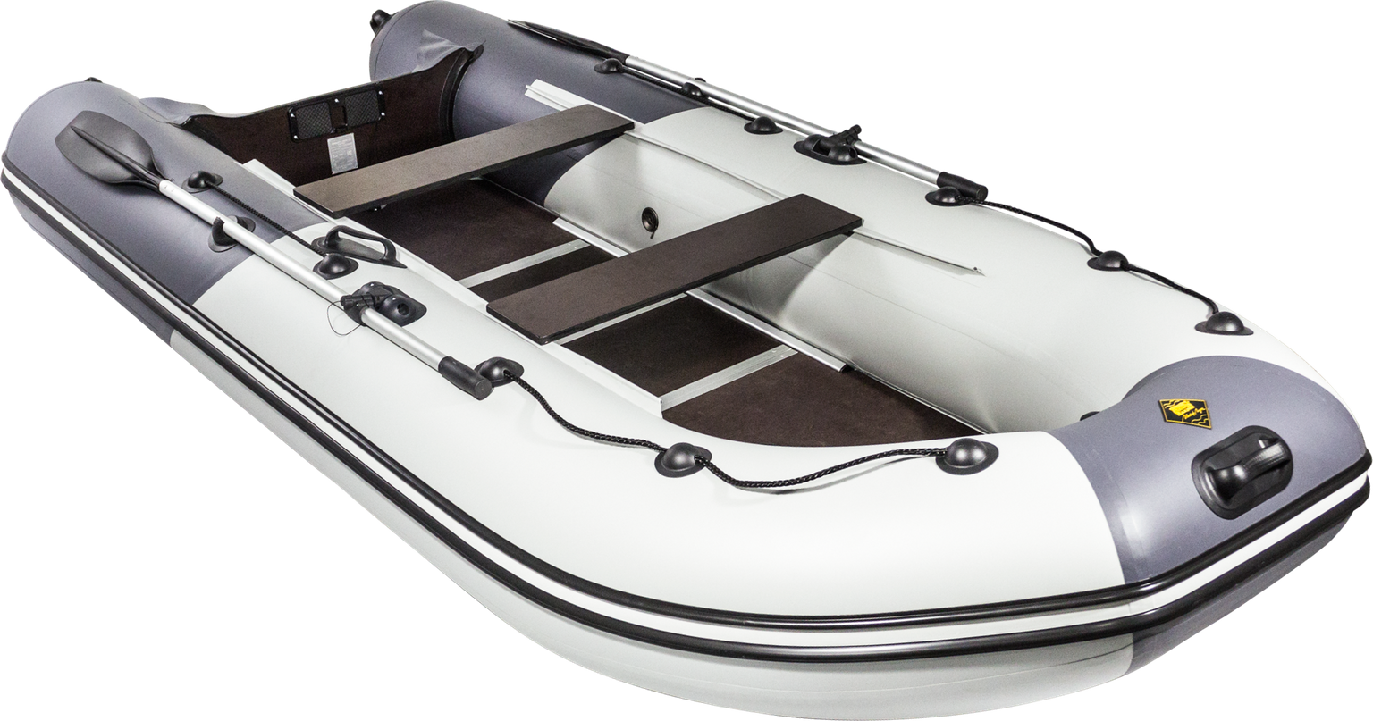 Надувная лодка ПВХ, Ривьера Компакт 3600 СК Комби, светло-серый/графит 4603725300668, размер 855х195 - фото 9