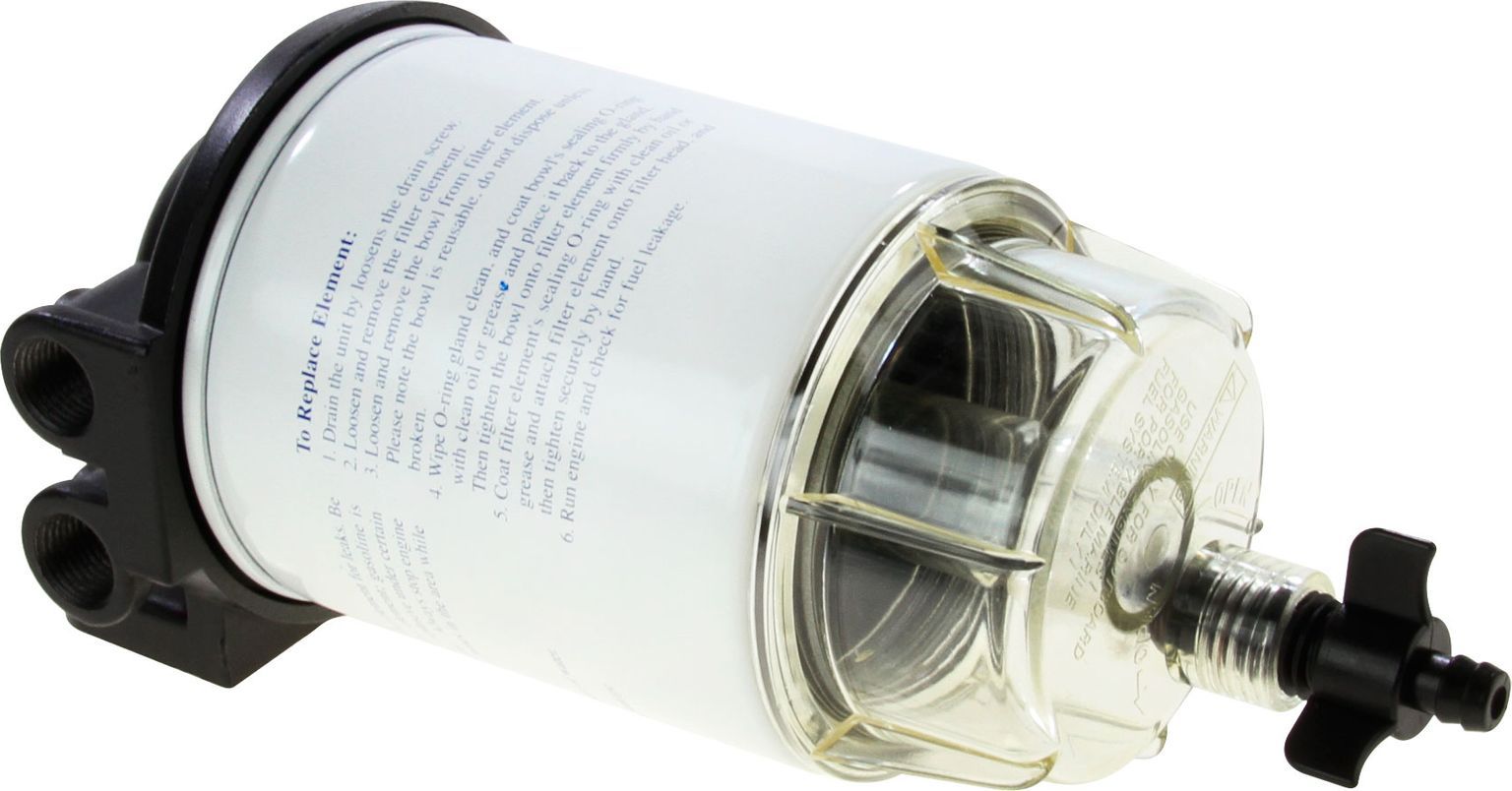 Фильтр топливный 10 мк с креплением, водосборником и двумя запасными вставками (малый) C14573P_komp - фото 2