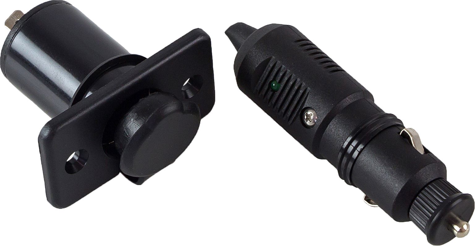 Разъем прикуривателя со штекером и индикатором 12 В C3024LED кабель sky watcher для питания монтировки az eq6 az eq5 eq6 r от прикуривателя