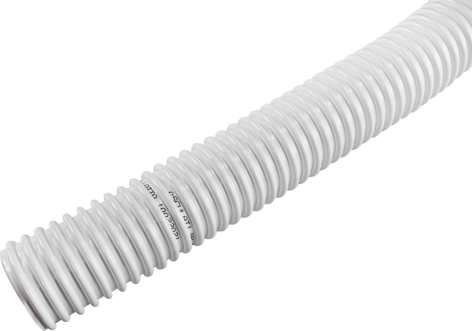Гофра кабель-трассы 50,8 мм, белая 16-104-37, цвет белый