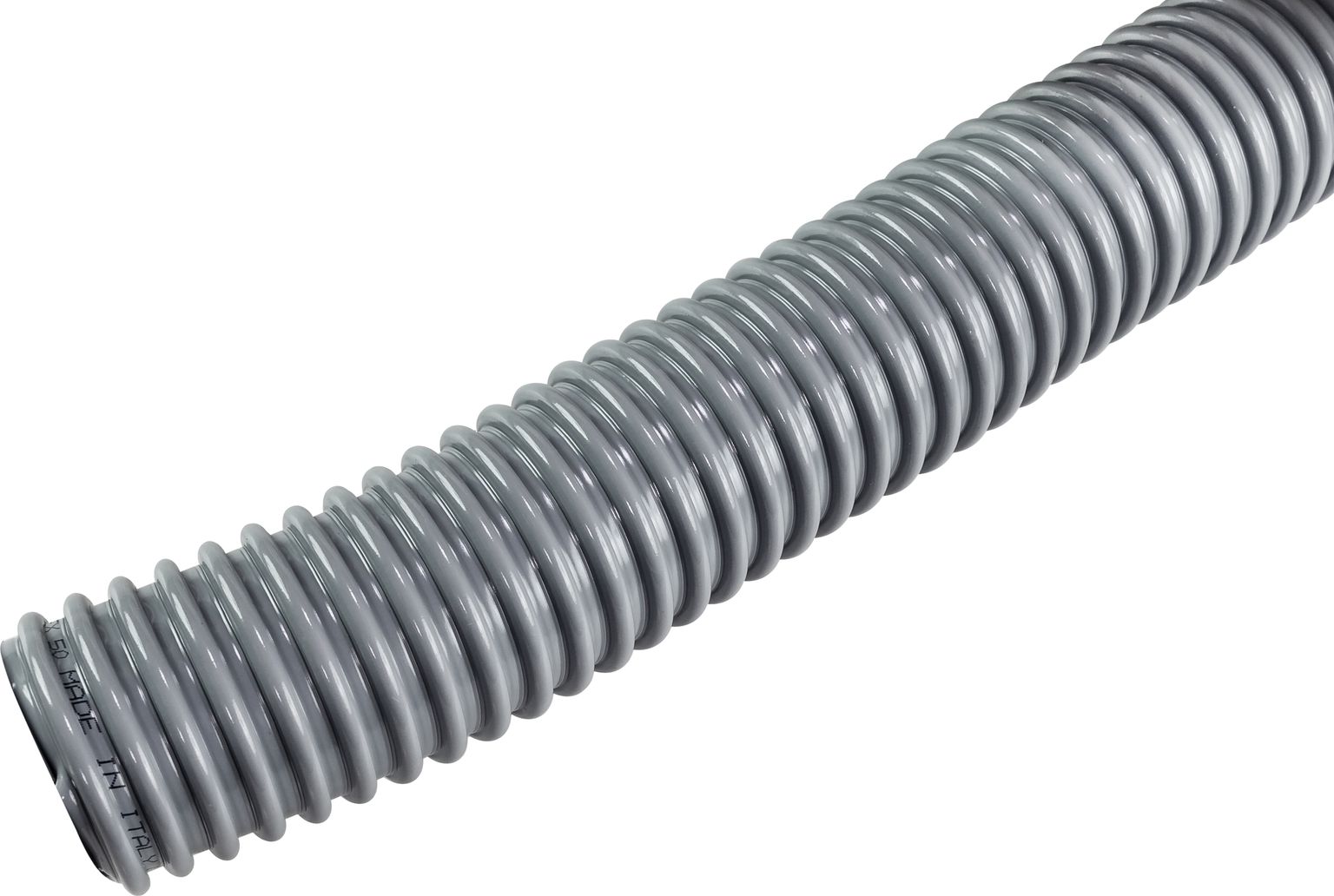 Гофра кабель-трассы 50,8 мм, серая 16-104-38, цвет серый - фото 1