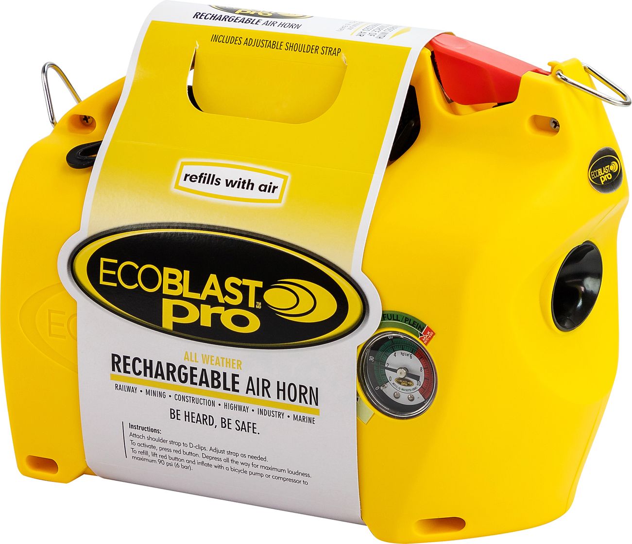 Горн туманный пневматический EcoBlast Pro EBPRO, размер 28x26x28 - фото 3