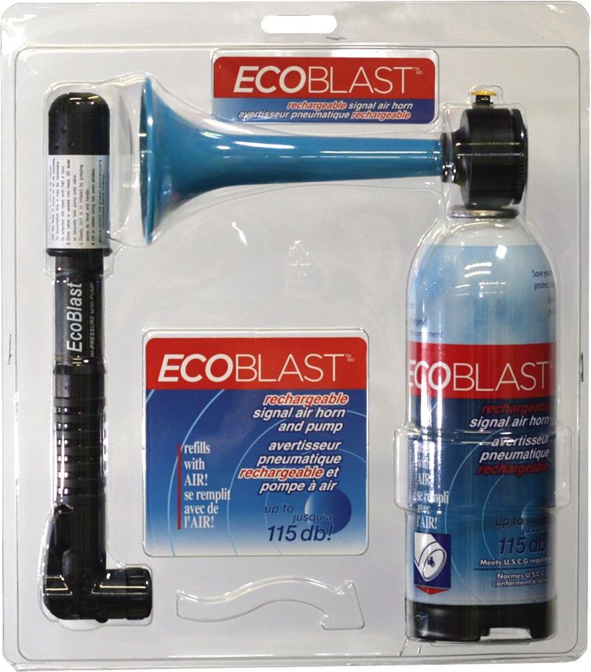 Горн туманный пневматический EcoBlast, стальной баллон, в комплекте с насосом more-10255249 пневматический очиститель высокого давления rexant dust off