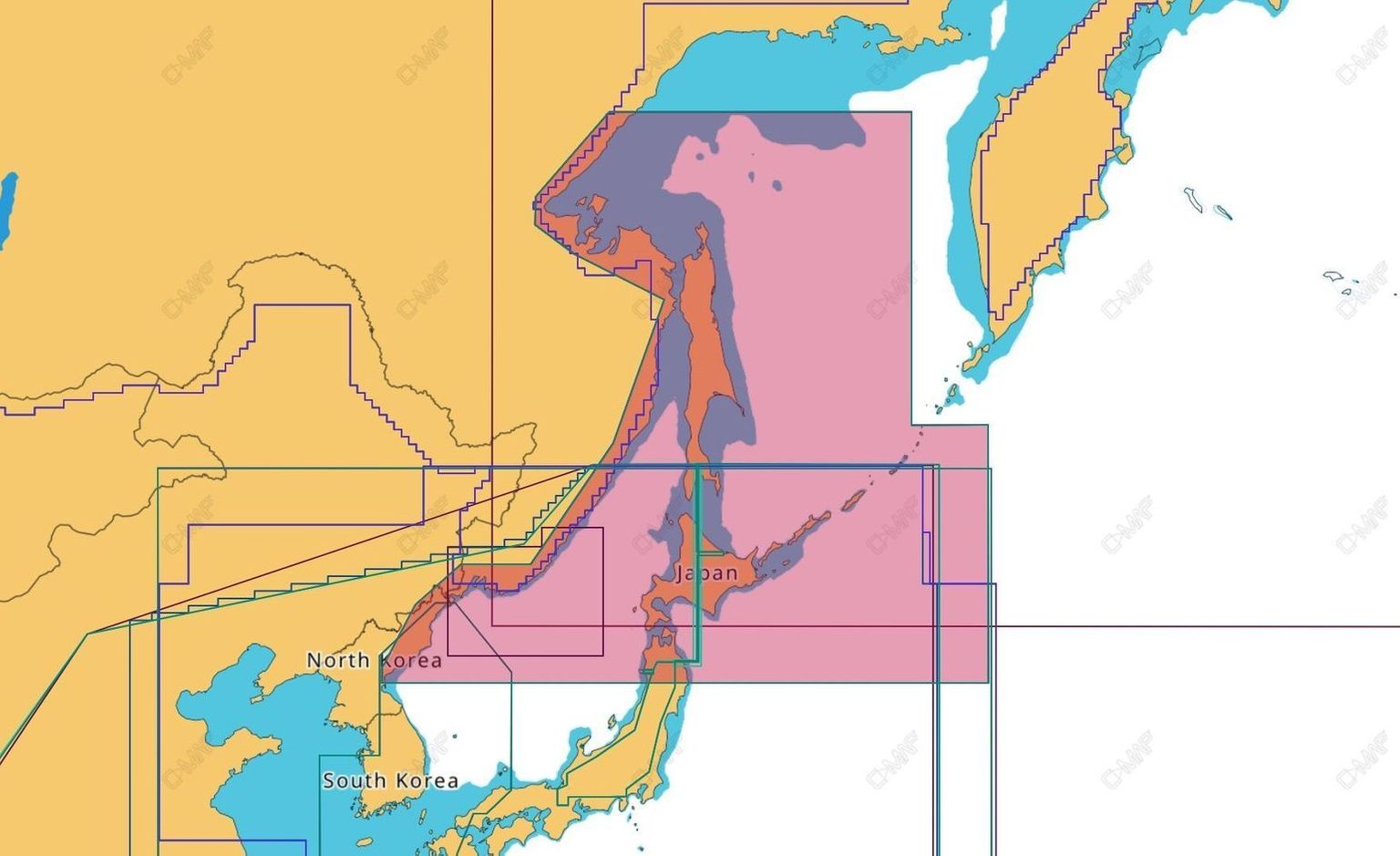 Карта MAX-N+ Хоккайдо и Сахали Y207_ карта max кенсонский залив пластун m009