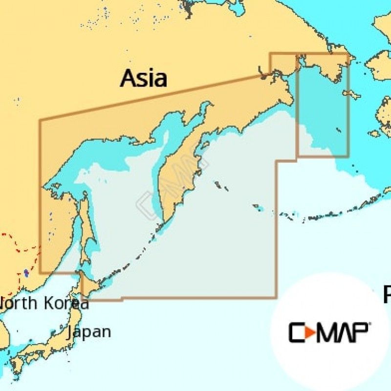 Карта MAX-N+, Камчатка и Курильские о-ва Y013_