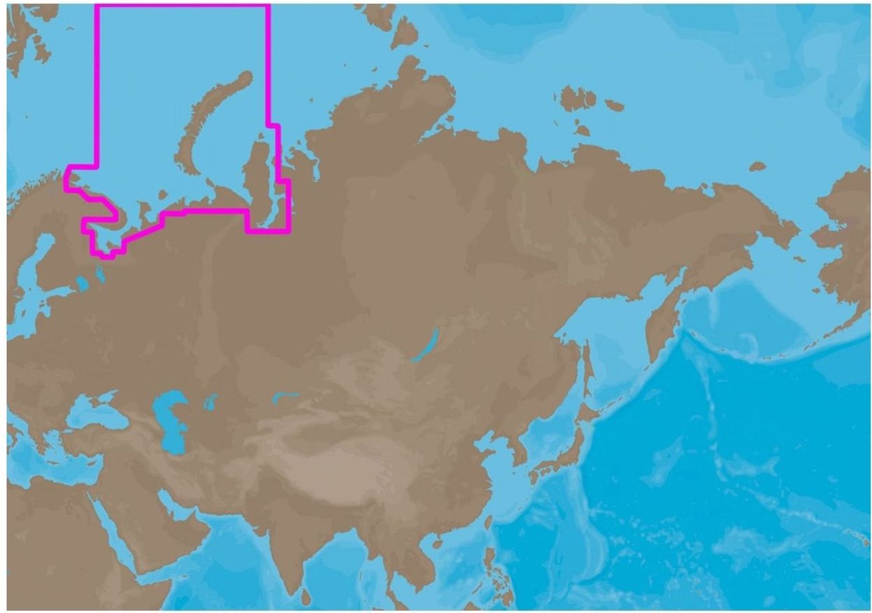Карта MAX Северо-Западное побережье России M202_ чехол awog на huawei mate 40 pro герб россии серый