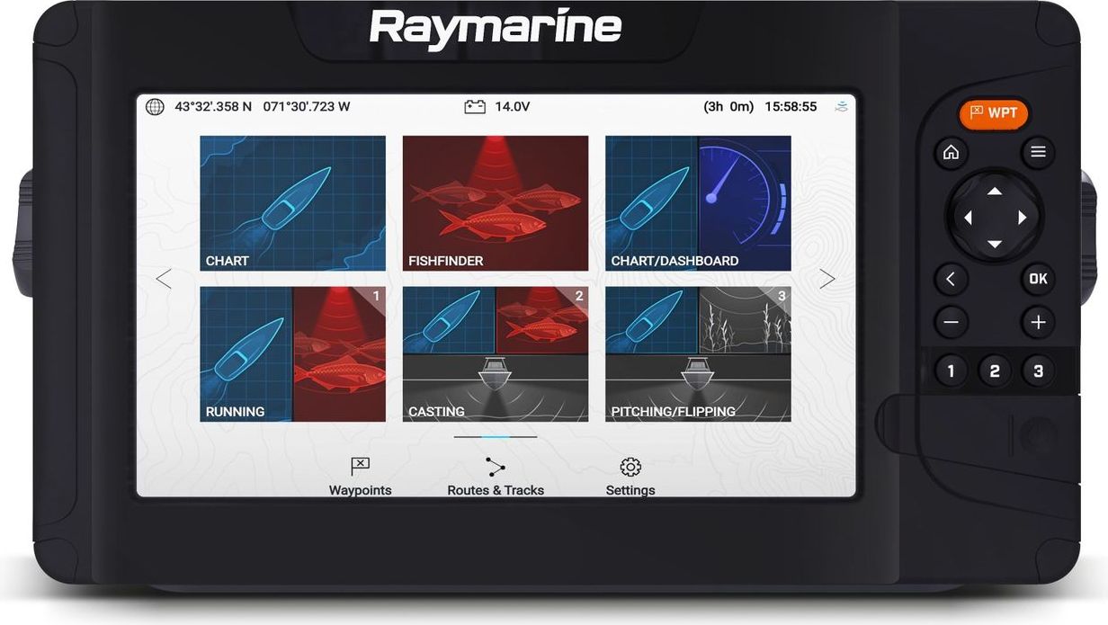 Картплоттер Raymarine Element 9, HV-100 transducer E70645-05 - фото 5