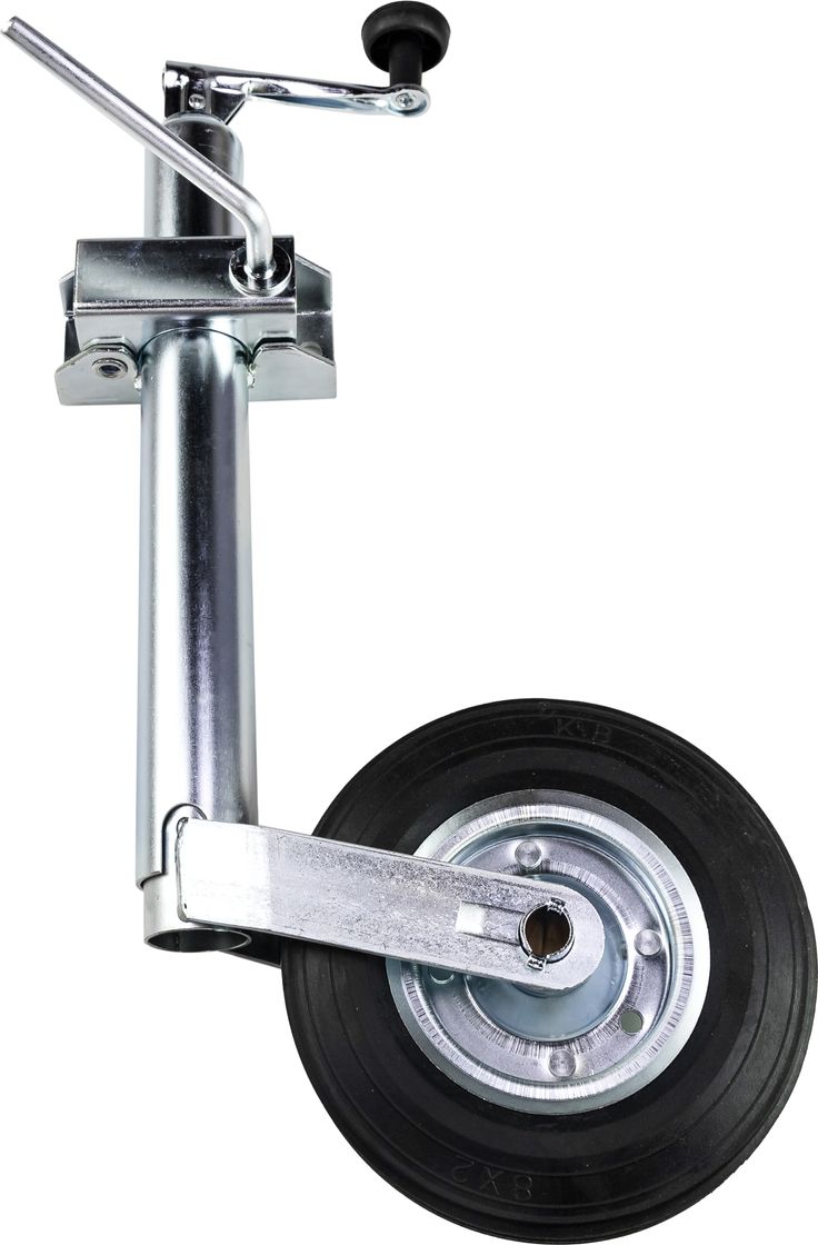 Колесо опорное для прицепа, 800LBS WT25 опорное обрезиненное неповоротное колесо для гаражных ворот mfk torg