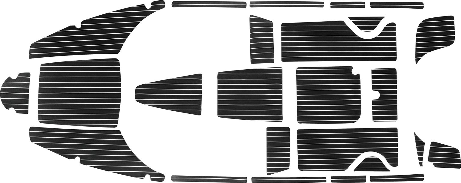Комплект палубного покрытия для Феникс 600HT, тик черный, Marine Rocket teak_600ht_black