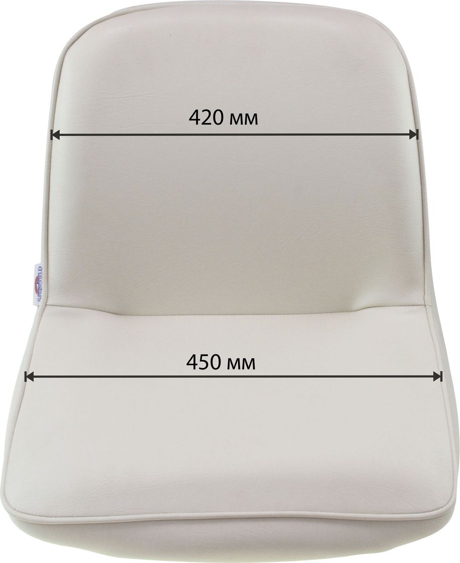 Кресло FIRST MATE мягкое, материал белый винил (упаковка из 6 шт.) 1001006C_pkg_6 - фото 5