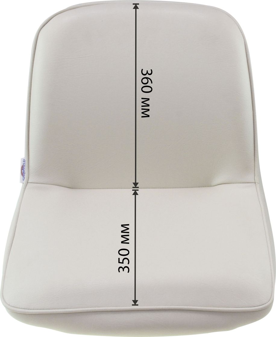 Кресло FIRST MATE мягкое, материал белый винил (упаковка из 6 шт.) 1001006C_pkg_6 - фото 6