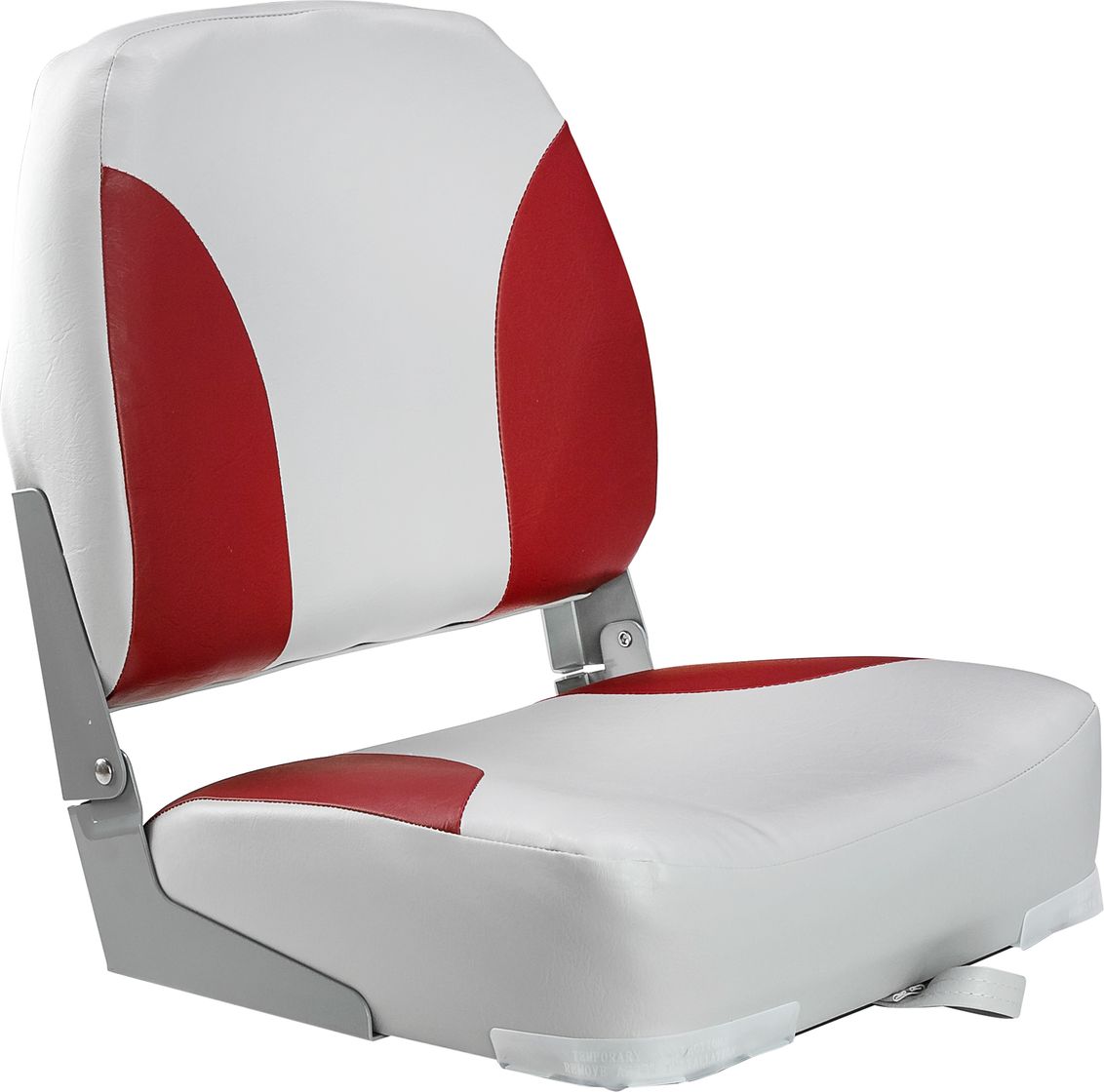 Кресло мягкое складное Classic, обивка винил, цвет серый/красный, Marine Rocket 75102GR-MR кресло складное мягкое traveler белый серый 1061104c