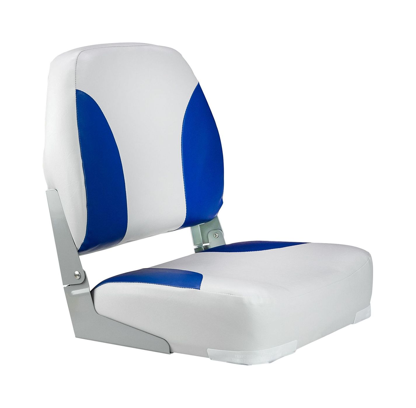 Кресло мягкое складное Classic, обивка винил, цвет серый/синий, Marine Rocket 75102GB-MR кресло мягкое deluxe sport с откидным валиком белый синий 1043251