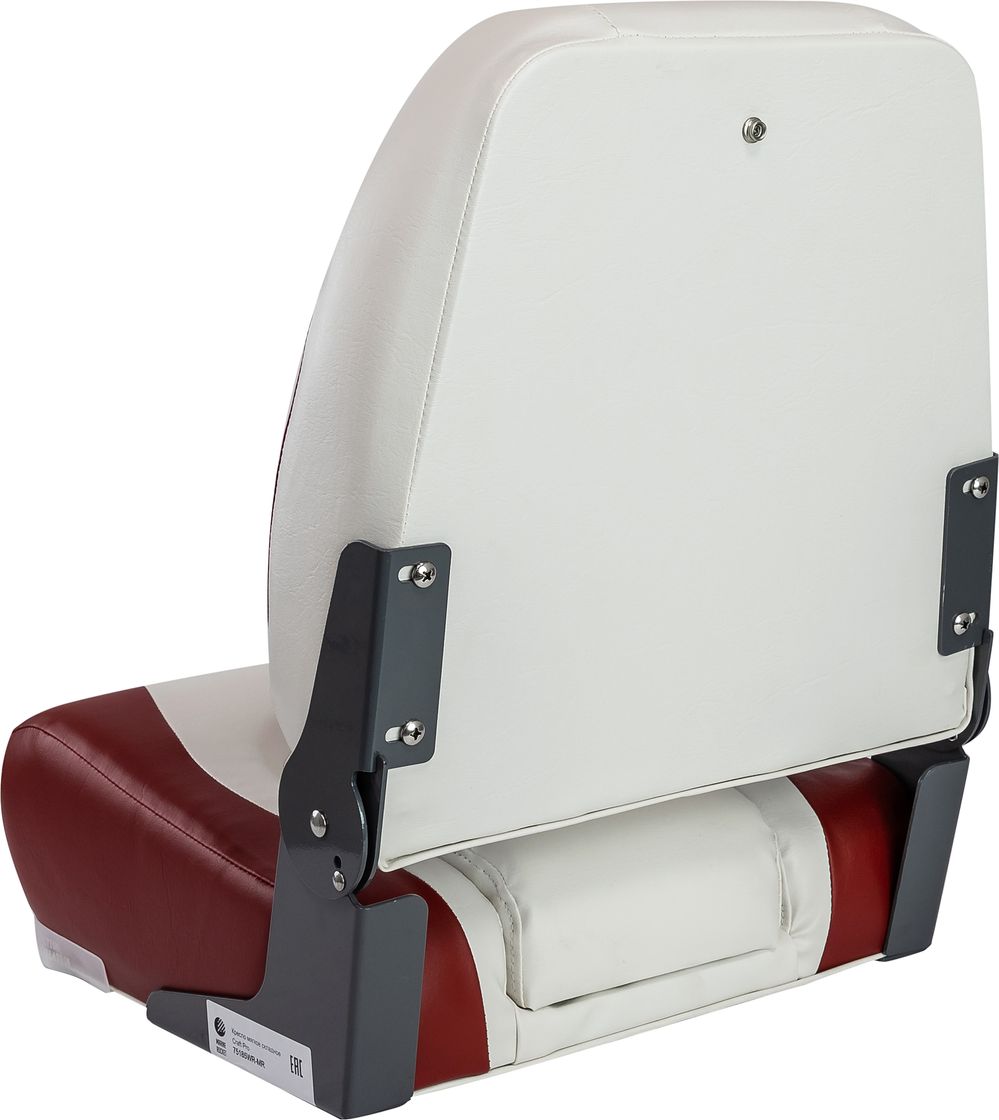 Кресло мягкое складное Craft Pro, обивка винил, цвет белый/красный, Marine Rocket 75185WR-MR - фото 4