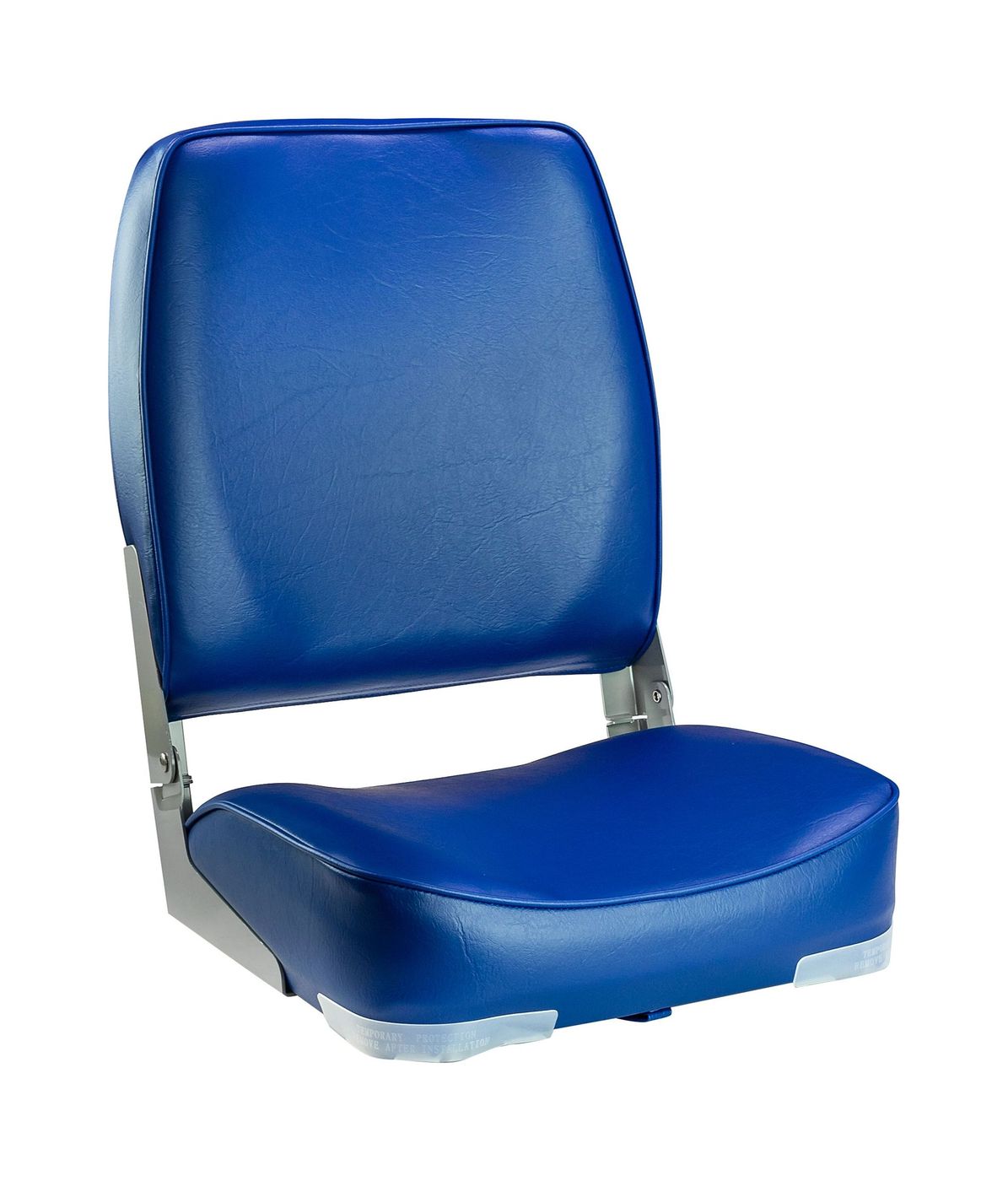 Кресло мягкое складное, высокая спинка, обивка винил, цвет синий, Marine Rocket 75127B-MR стул leset вайд каркас белый велюр синий