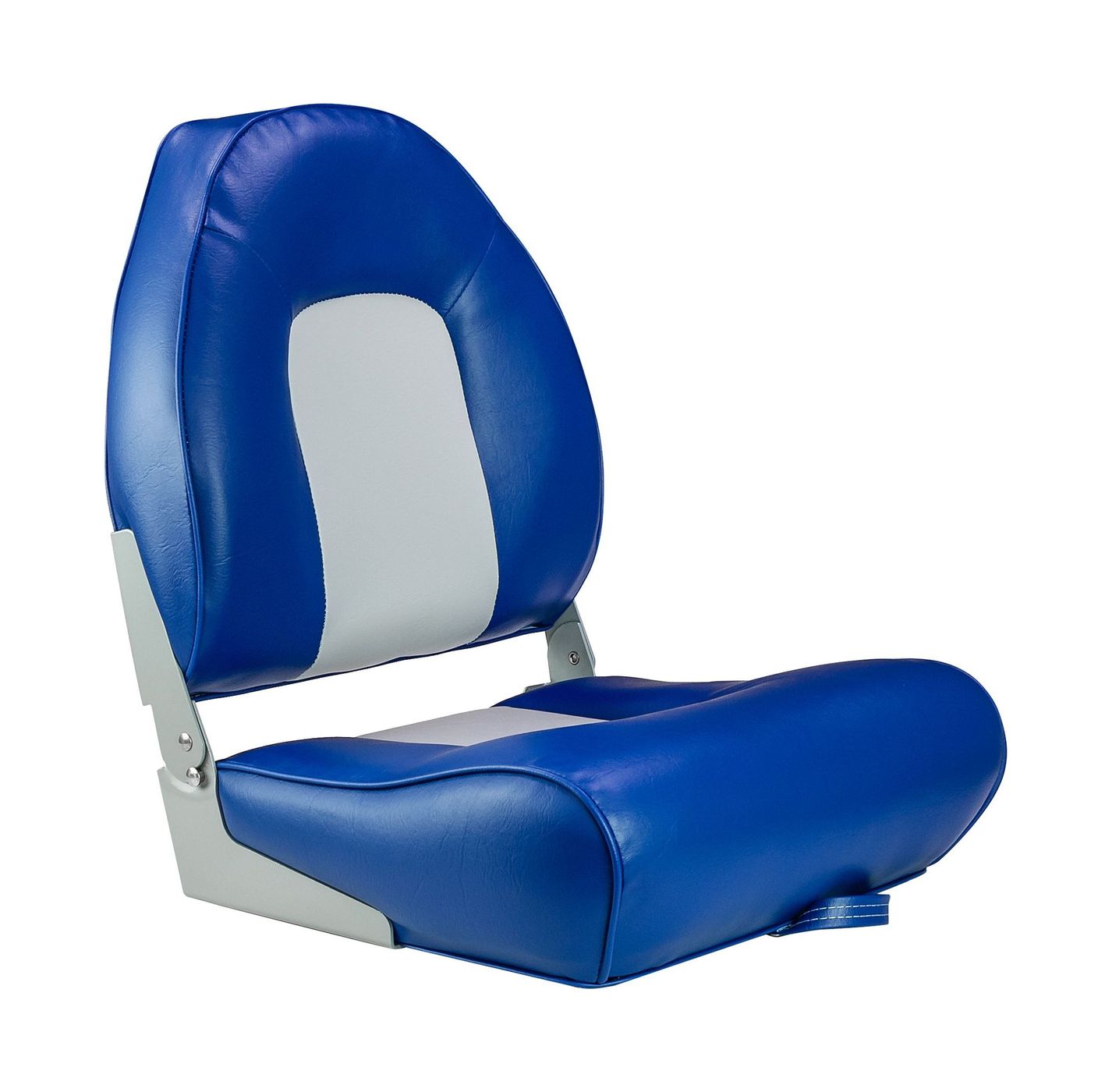 Кресло мягкое складное, обивка винил, цвет синий/серый, Marine Rocket 75116GB-MR стул leset вайд каркас белый велюр синий