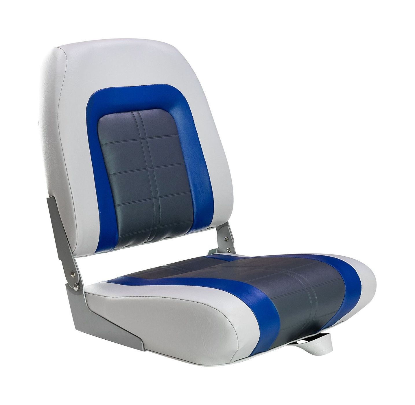 Кресло мягкое складное Special, обивка винил, цвет серый/синий/угольный, Marine Rocket 76236GBC-MR - фото 1