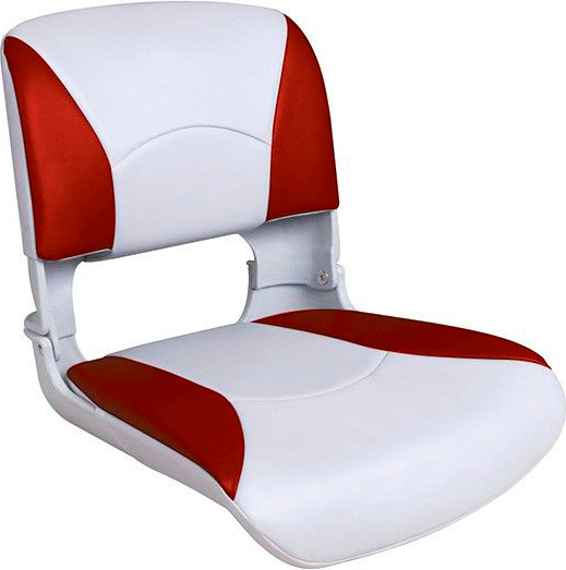 Кресло пластмассовое складное с подложкой Deluxe All Weather Seat, белый/красный 75113WR кресло пластмассовое складное с подложкой deluxe all weather seat белый красный 75113wr
