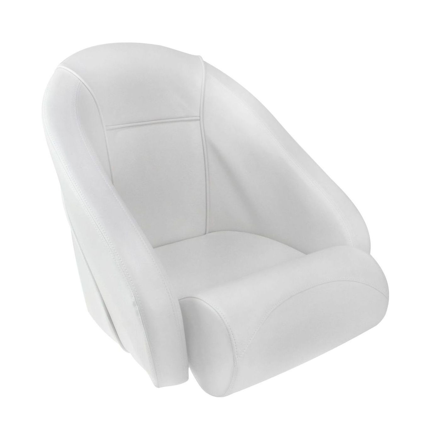 Кресло ROMEO мягкое, подставка, обивка белый винил 118100010