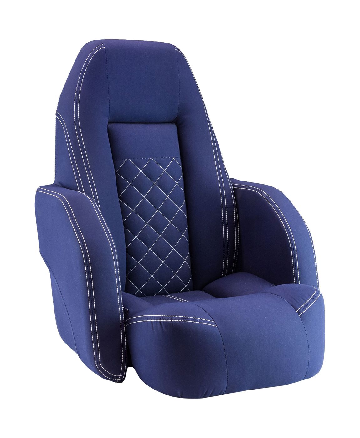 Кресло ROYALITA мягкое, подставка, обивка ткань Markilux темно-синяя 570000395 подставка под кресло с креплением на рундук банку 1104010ns