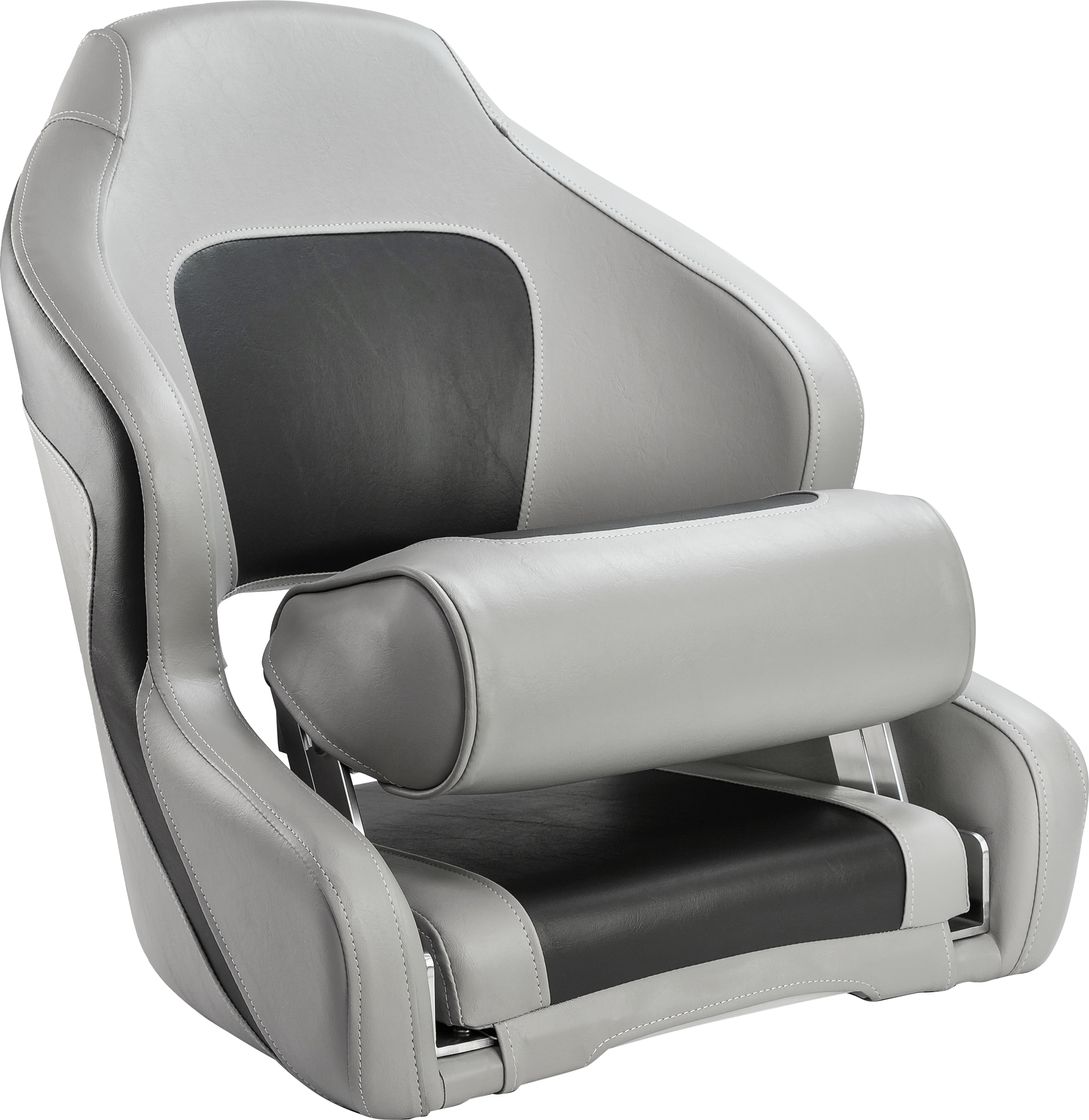 Кресло с болстером Delux Sport Flip Up, обивка угольный/серый винил 12182CG-MR - фото 2