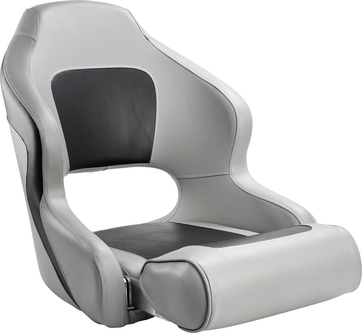 Кресло с болстером Delux Sport Flip Up, обивка угольный/серый винил 12182CG-MR тюбинг x match sport красный серый 100см