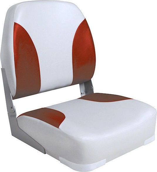 Кресло складное мягкое Classic Low Back Seat, серый/красный 75102GR кресло мягкое складное обивка винил серый красный marine rocket 75109gr mr