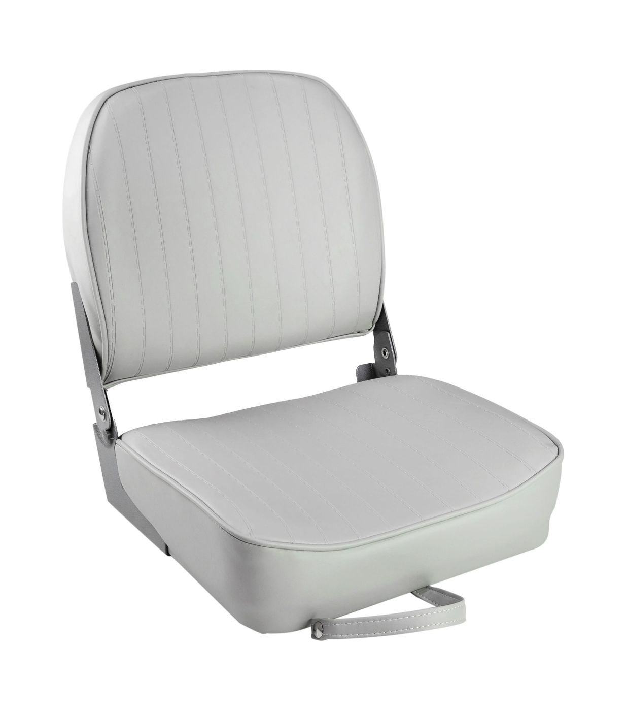 Кресло складное мягкое ECONOMY с низкой спинкой, цвет серый 1040623 кресло складное мягкое skipper серый красный 1061018