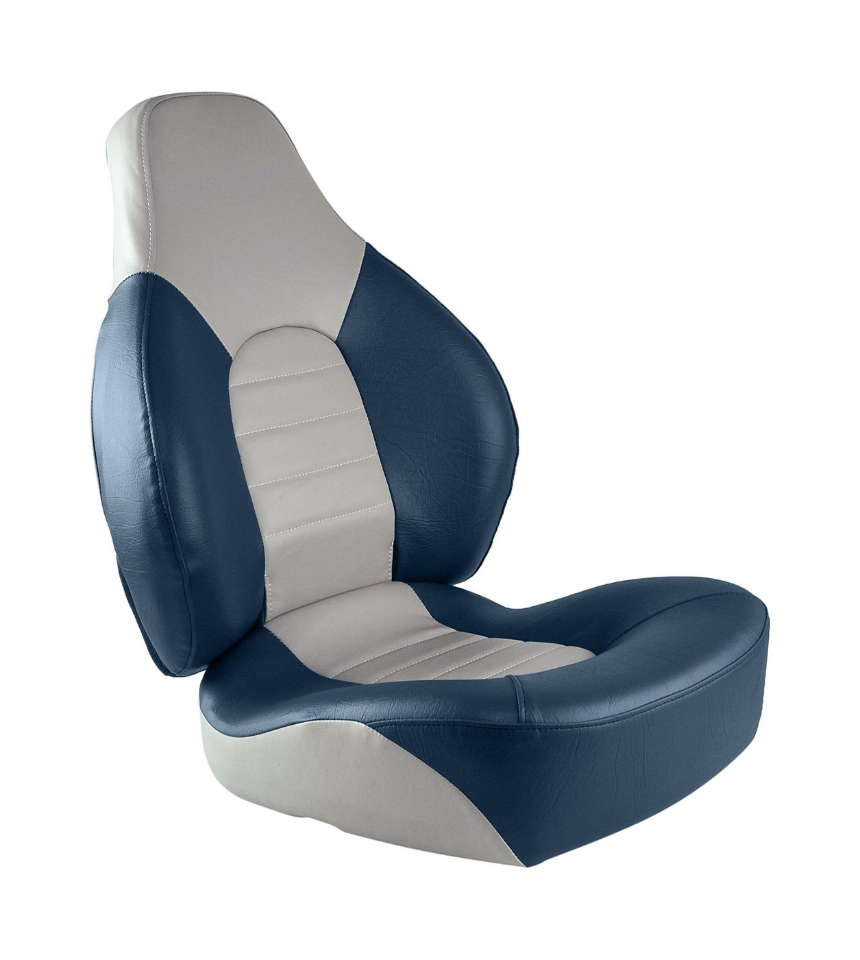 Кресло складное мягкое FISH PRO, цвет серый/синий 1041631 кресло мягкое складное высокая спинка обивка винил синий marine rocket 75127b mr