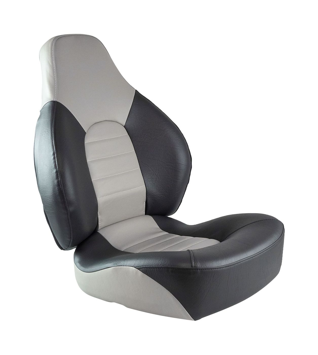 Кресло складное мягкое FISH PRO, серый/темно-серый 1041633 кресло складное premium серый темно серый 106202501