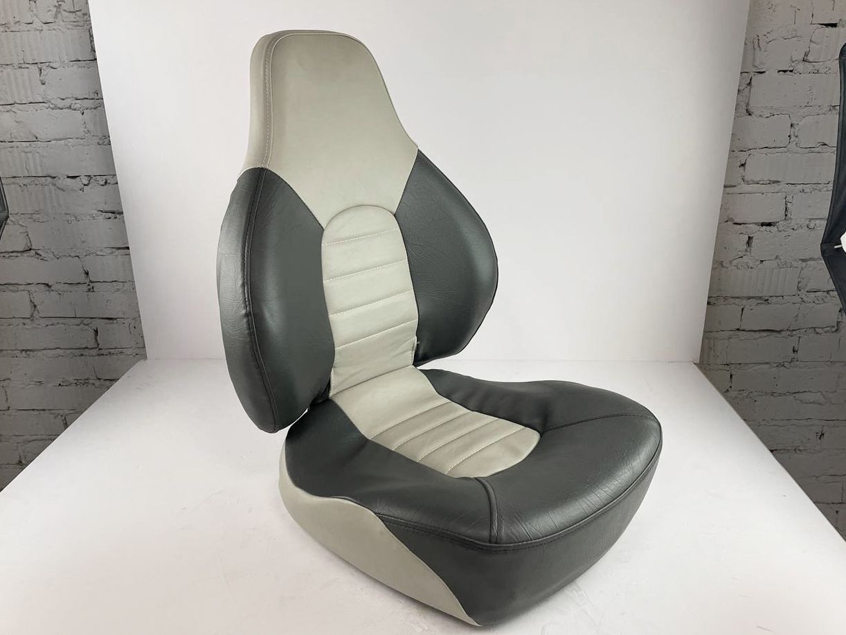 Кресло складное мягкое FISH PRO, серый/темно-серый, уцененное 1014633utsenka