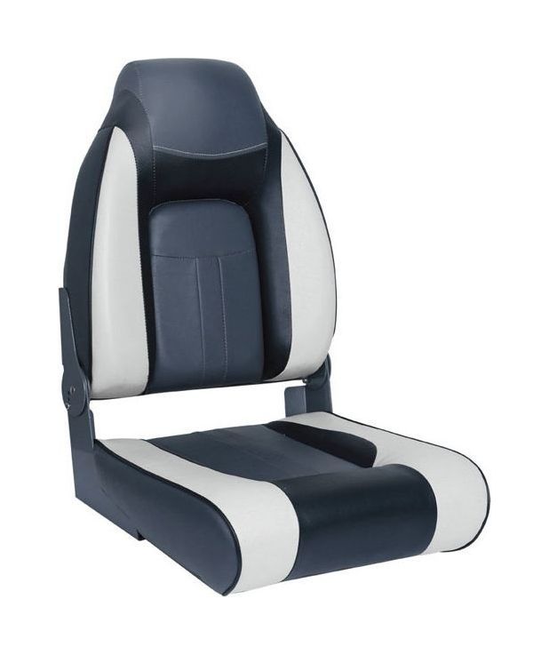 Кресло складное мягкое Premium Designer High Back Seat, серый/чёрный 75157GCB кресло складное мягкое classic low back seat серый чёрный 75102gc