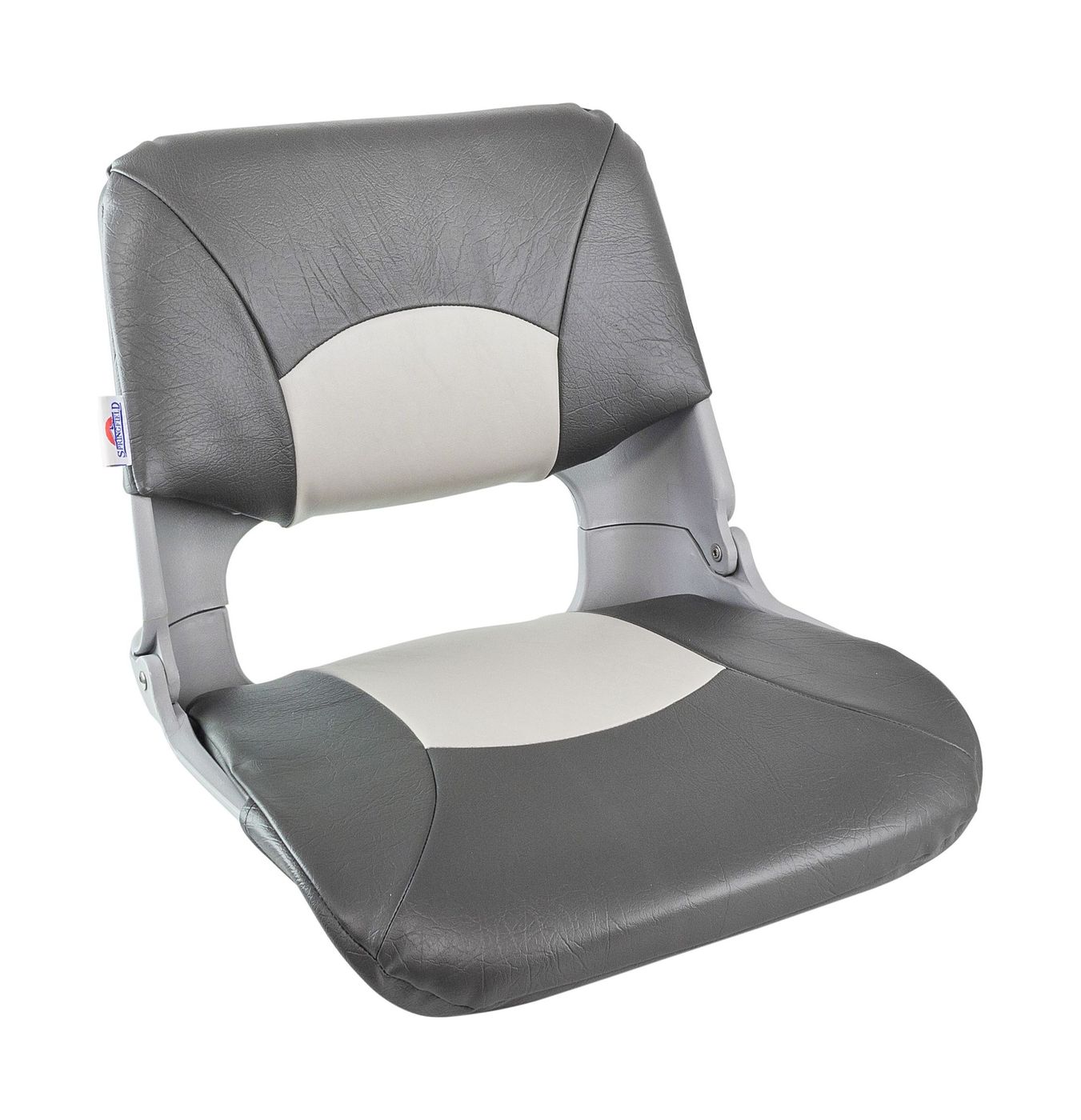 Кресло складное мягкое SKIPPER, серый/темно-серый 1061017 угол наружный fineber блок темно серый