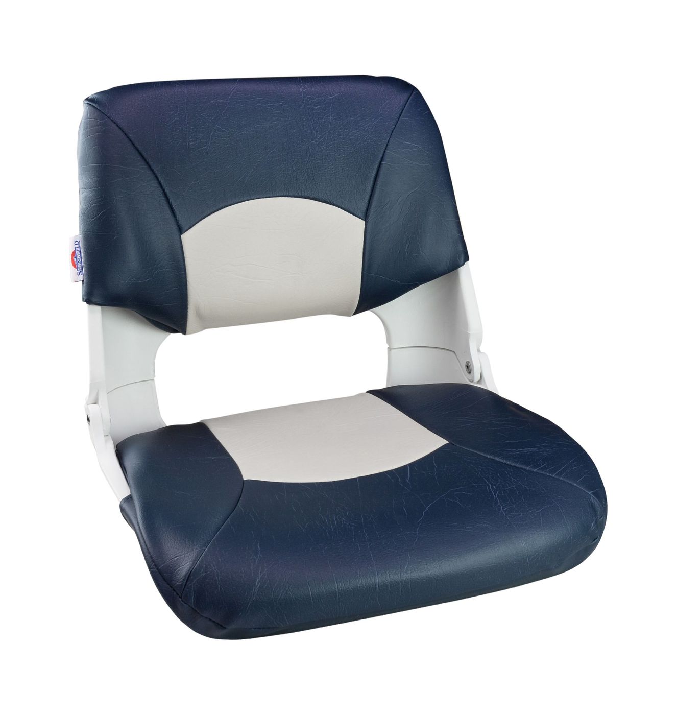 Кресло складное мягкое SKIPPER, цвет синий/белый 1061016