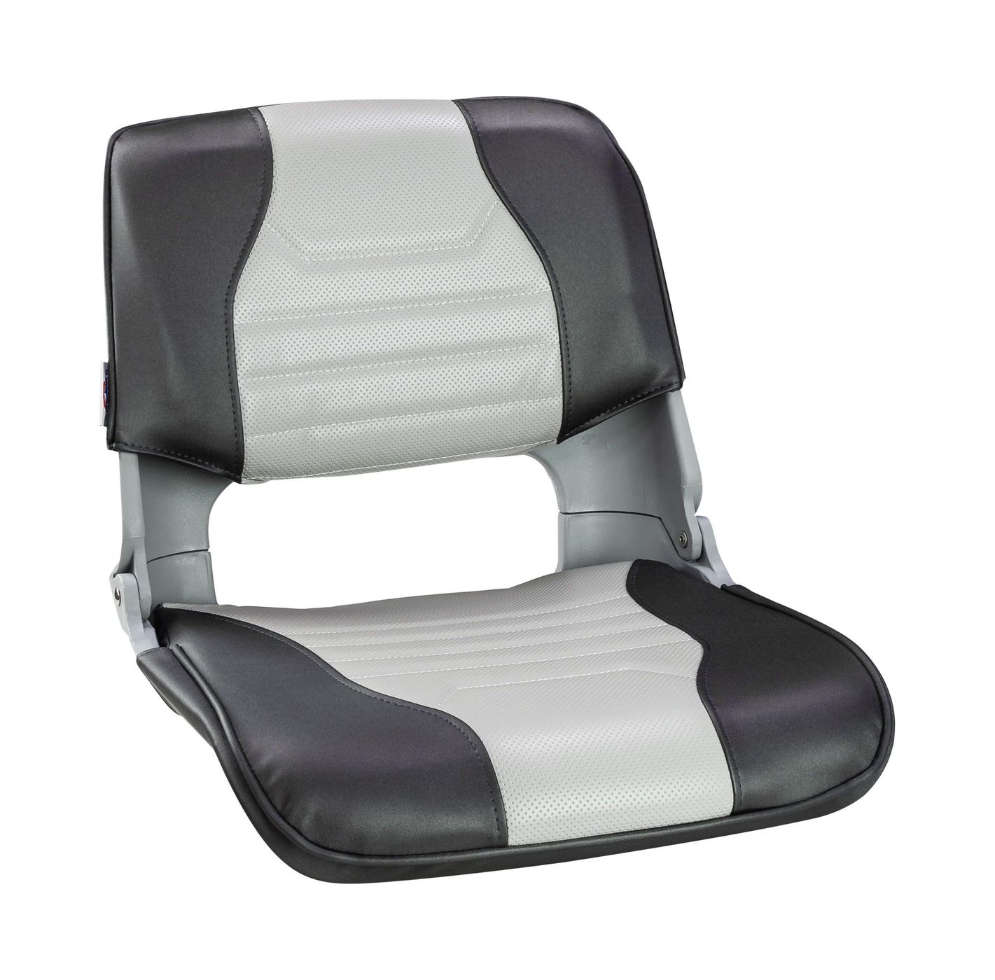 Кресло складное мягкое SKIPPER, серый/темно-серый 1061057 угол наружный fineber блок темно серый