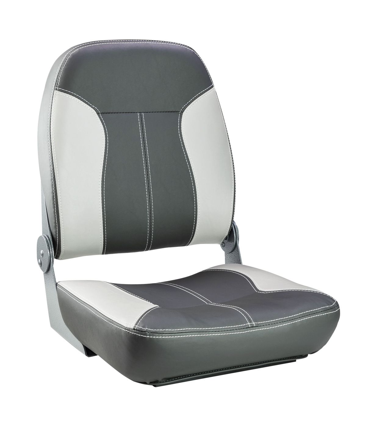 Кресло складное мягкое SPORT с высокой спинкой, серый/темно-серый 1040543 кресло складное мягкое skipper серый темно серый 1061057